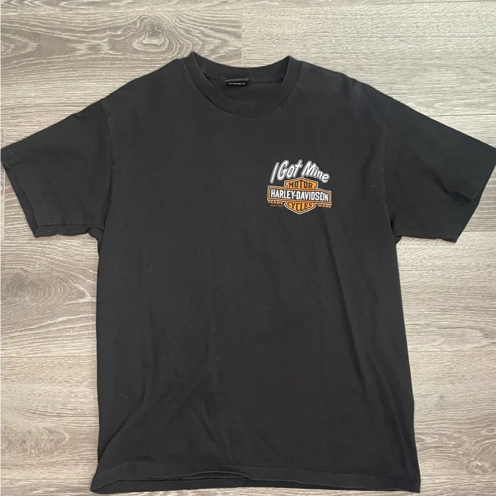 Harley Davidson I Got Mine mens black tee shirt size M/L space coast Palm bay FL - Picture 1 of 4